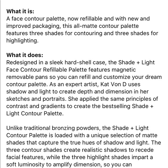 Kat Von D Shade and Light Contour Palette - Picture 4 of 4